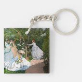 Claude Monet - Frauen im Garten Schlüsselanhänger (Rückseite)