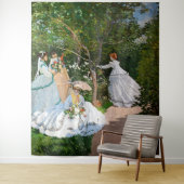 Claude Monet - Frauen im Garten Wandteppich (Beispiel)