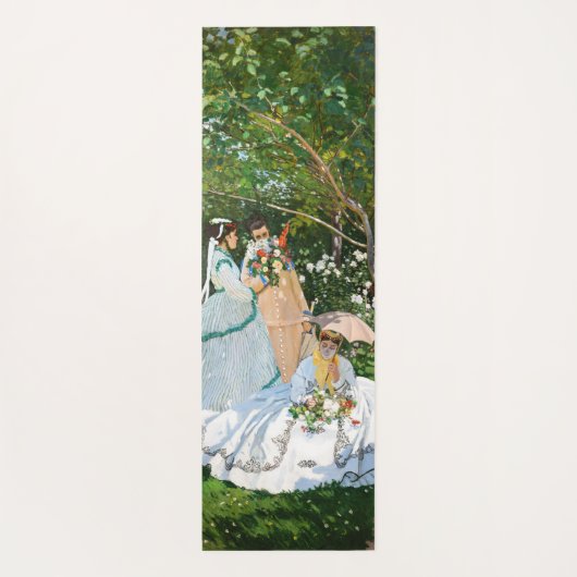 Claude Monet - Frauen im Garten Yogamatte (Rückseite)