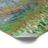 Claude Monet | Frühjahr Poster (Ecke)