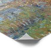 Claude Monet - Frühjahr Poster (Ecke)