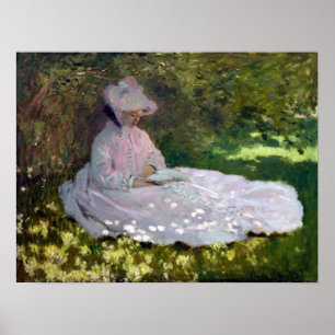Claude Monet-Frühjahr Poster