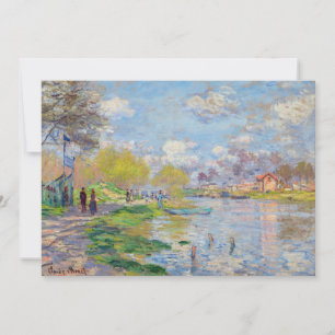 Claude Monet - Frühling an der Seine Einladung
