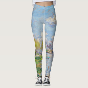 Claude Monet - Frühling an der Seine Leggings