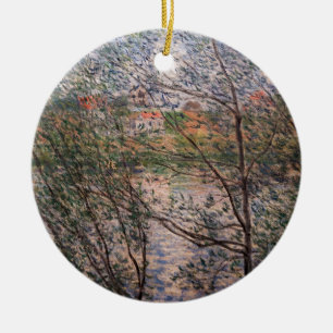 Claude Monet - Frühling durch die Zweige Keramik Ornament