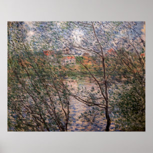 Claude Monet - Frühling durch die Zweige Poster