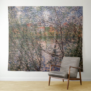 Claude Monet - Frühling durch die Zweige Wandteppich