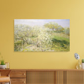 Claude Monet | Frühlingsfruchtbaumen im Blut Leinwanddruck (Insitu (Wohnzimmer))
