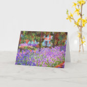 Claude Monet Garden at Giverny Karte (Gelbe Blume)