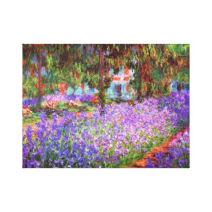 Claude Monet Garden at Giverny Leinwanddruck