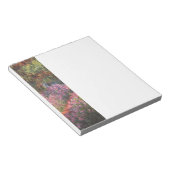 Claude Monet // Garden at Giverny Notizblock (angewinkelt)