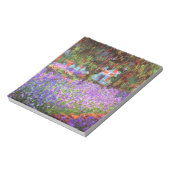 Claude Monet Garden at Giverny Notizblock (Rotiert)