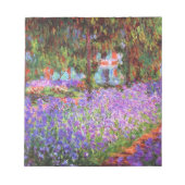 Claude Monet Garden at Giverny Notizblock (Vorderseite)
