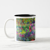 Claude Monet Garden in Giverny Zweifarbige Tasse (Links)
