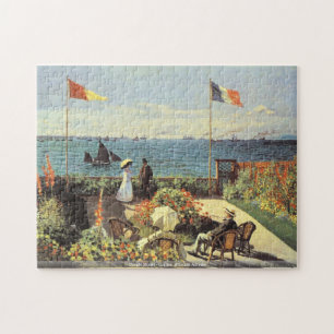 Claude Monet - Garten an Sainte Adresse Puzzle