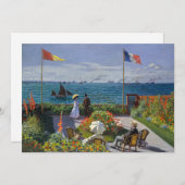 Claude Monet - Garten bei Sainte-Adresse Dankeskarte (Vorne/Hinten)