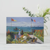 Claude Monet - Garten bei Sainte-Adresse Einladung (Stehend Vorderseite)