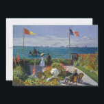 Claude Monet - Garten bei Sainte-Adresse Einladung<br><div class="desc">Garten bei Sainte-Adresse / Terrasse bei Sainte-Adresse - Claude Monet,  Öl auf Leinwand,  1867</div>