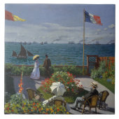 Claude Monet - Garten bei Sainte-Adresse Fliese (Vorderseite)