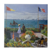 Claude Monet - Garten bei Sainte-Adresse Fliese (Vorderseite)