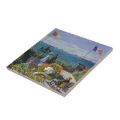 Claude Monet - Garten bei Sainte-Adresse Fliese (Seite)