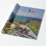 Claude Monet - Garten bei Sainte-Adresse Geschenkpapier<br><div class="desc">Garten bei Sainte-Adresse / Terrasse bei Sainte-Adresse - Claude Monet,  Öl auf Leinwand,  1867</div>