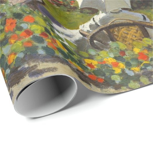 Claude Monet - Garten bei Sainte-Adresse Geschenkpapier (Rolleneckpunkt)