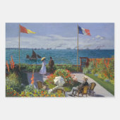 Claude Monet - Garten bei Sainte-Adresse Geschenkpapier Set (Vorderseite)