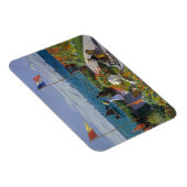 Claude Monet - Garten bei Sainte-Adresse Magnet (Rechte Seite)