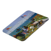 Claude Monet - Garten bei Sainte-Adresse Magnet (Linke Seite)