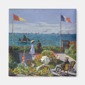 Claude Monet - Garten bei Sainte-Adresse Magnet (Vorne)