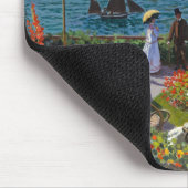 Claude Monet - Garten bei Sainte-Adresse Mousepad (Ecke)