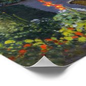 Claude Monet - Garten bei Sainte-Adresse Poster (Ecke)