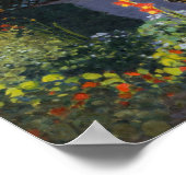 Claude Monet - Garten bei Sainte-Adresse Poster (Ecke)