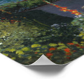 Claude Monet - Garten bei Sainte-Adresse Poster (Ecke)