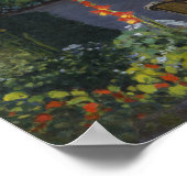 Claude Monet - Garten bei Sainte-Adresse Poster (Ecke)