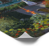 Claude Monet - Garten bei Sainte-Adresse Poster (Ecke)