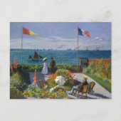 Claude Monet - Garten bei Sainte-Adresse Postkarte (Vorderseite)