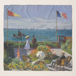 Claude Monet - Garten bei Sainte-Adresse Schal