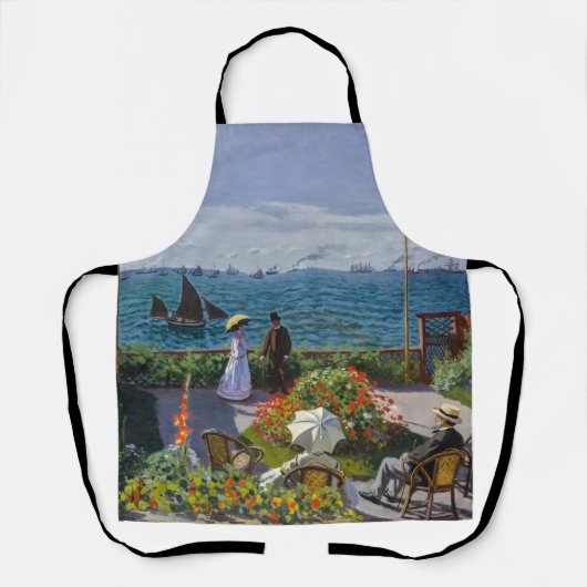 Claude Monet - Garten bei Sainte-Adresse Schürze (Vorderseite)