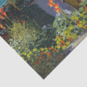 Claude Monet - Garten bei Sainte-Adresse Seidenpapier (Detail)