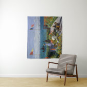 Claude Monet - Garten bei Sainte-Adresse Wandteppich (Beispiel)