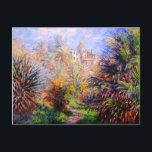 Claude Monet: Gärten der Villa Moreno Bordighe Postkarte<br><div class="desc">Eine schöne klassische Postkarte mit den Gärten der Villa Moreno von Bordighera,  gemalt vom französischen Impressionisten Claude Monet.</div>