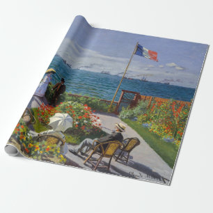 Claude Monet - Garten in Sainte-Adresse Geschenkpapier