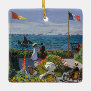Claude Monet - Garten in Sainte-Adresse Keramikornament