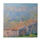 Claude Monet - Gartenhaus bei Antibes Fliese (Vorderseite)
