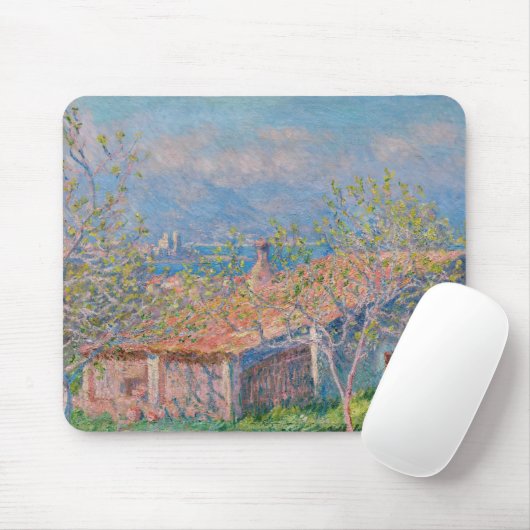 Claude Monet - Gartenhaus bei Antibes Mousepad (Mit Mouse)