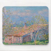 Claude Monet - Gartenhaus bei Antibes Mousepad (Vorne)