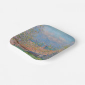 Claude Monet - Gartenhaus bei Antibes Pappteller (Gewinkelt)