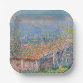 Claude Monet - Gartenhaus bei Antibes Pappteller (Vorderseite)